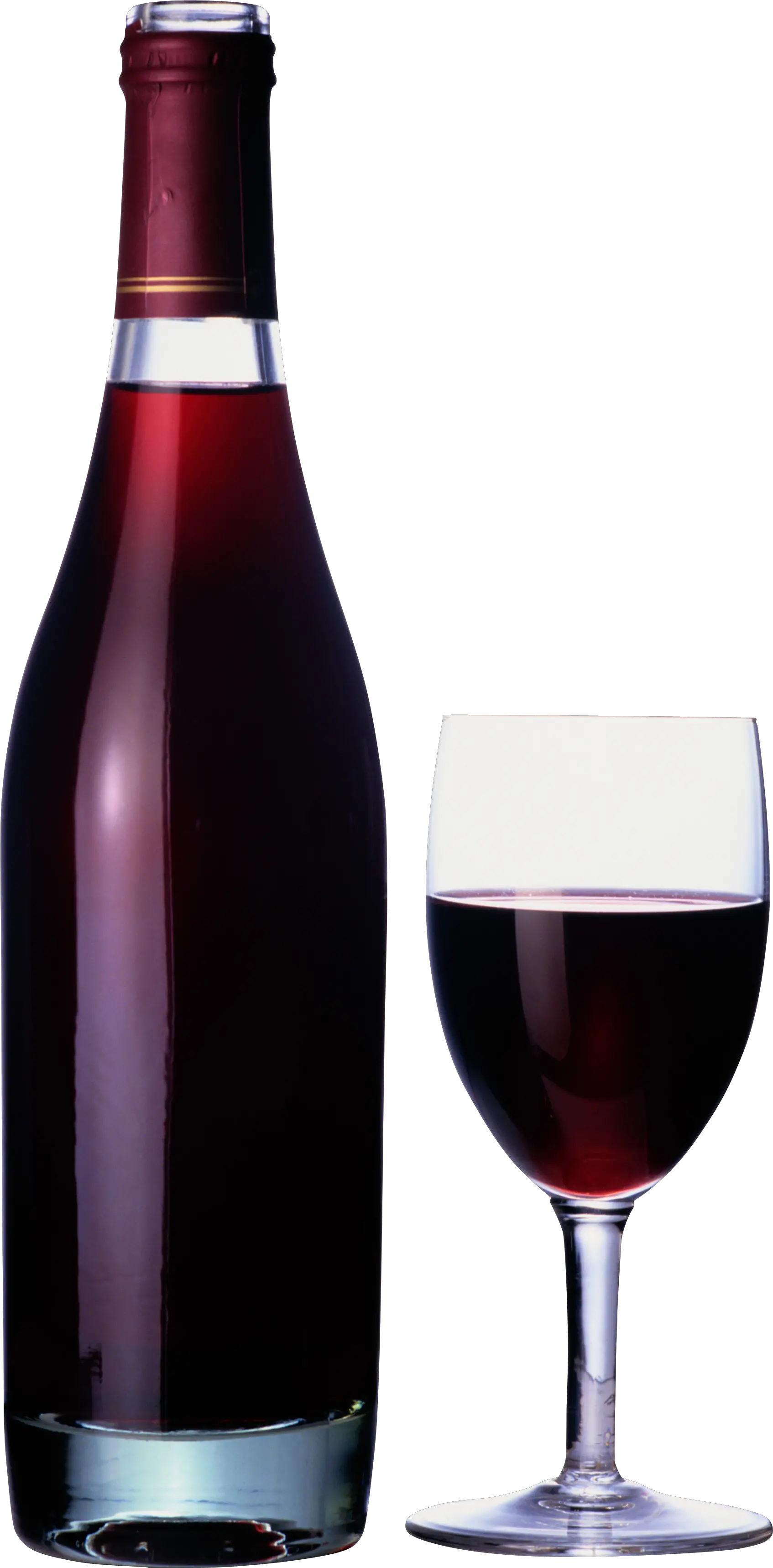 wine glass bottle PNG