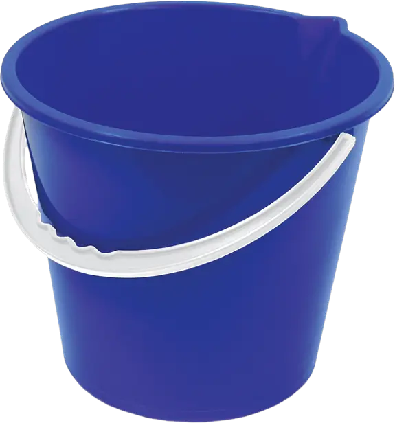 Plastic blue bucket PNG image free download
