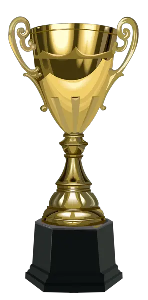 Award trophy cup