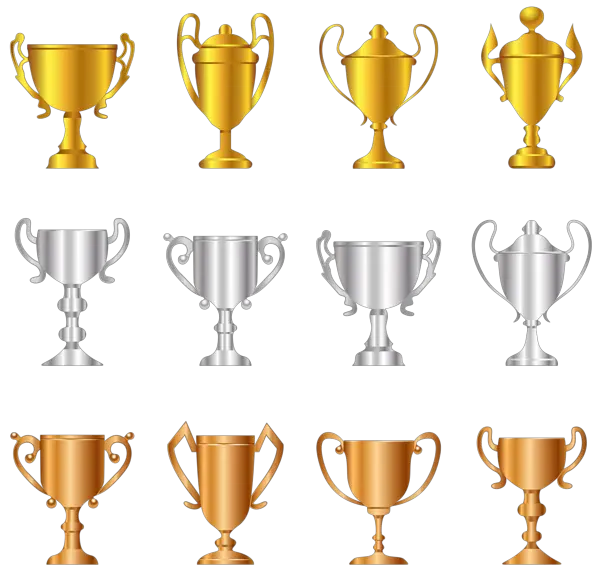 Award trophy cup