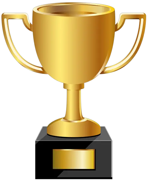 Award trophy cup