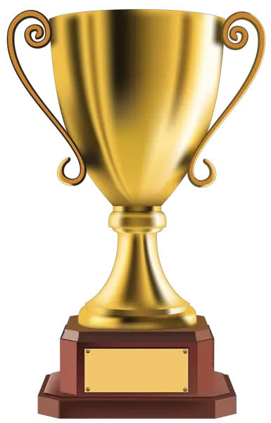 Award trophy cup