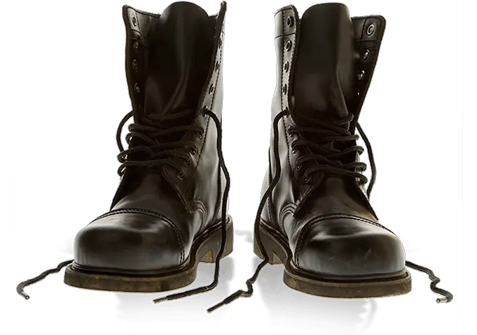 Combat boots PNG image