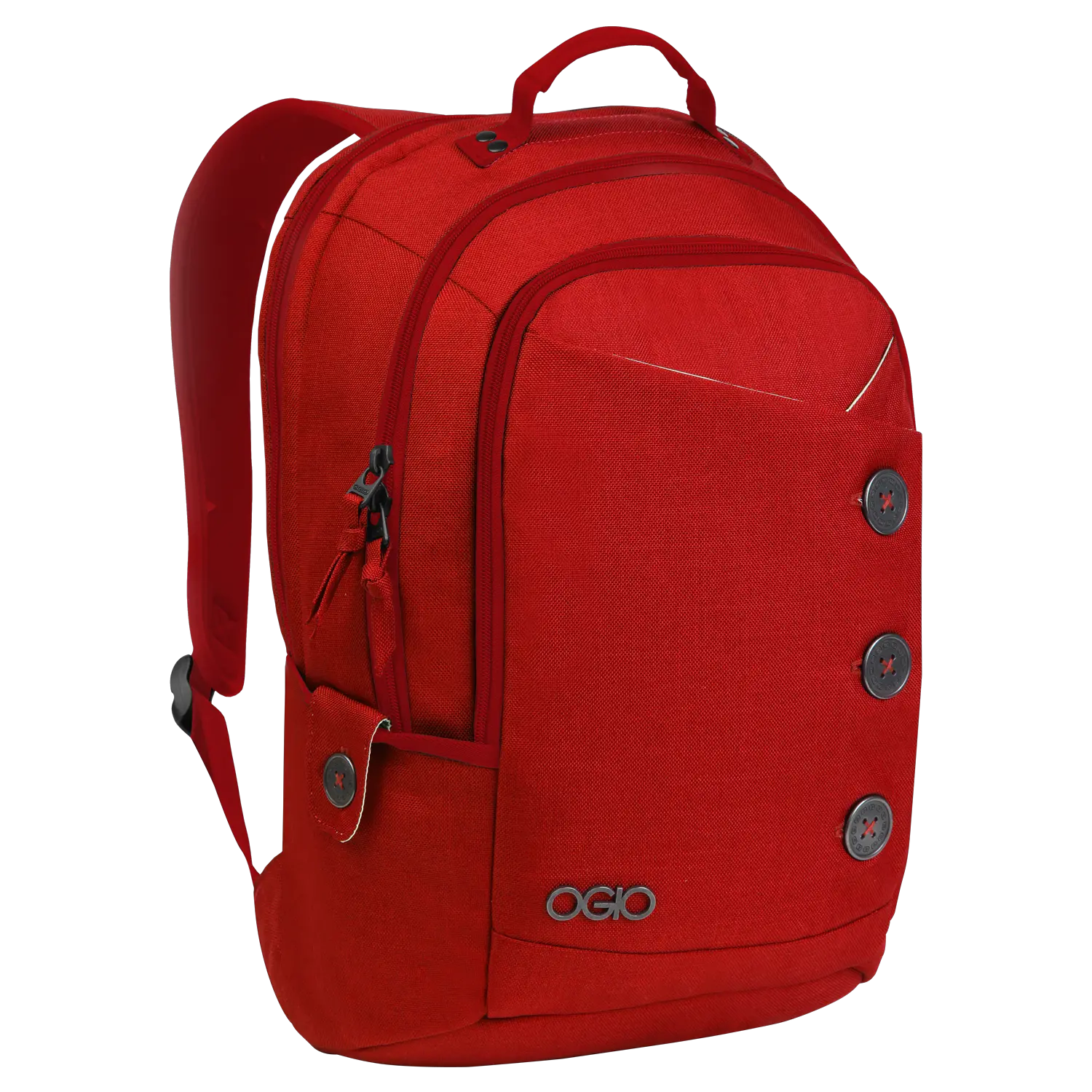 Red backpack PNG image