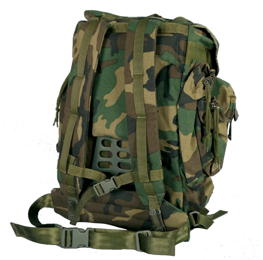 Military backpack PNG image