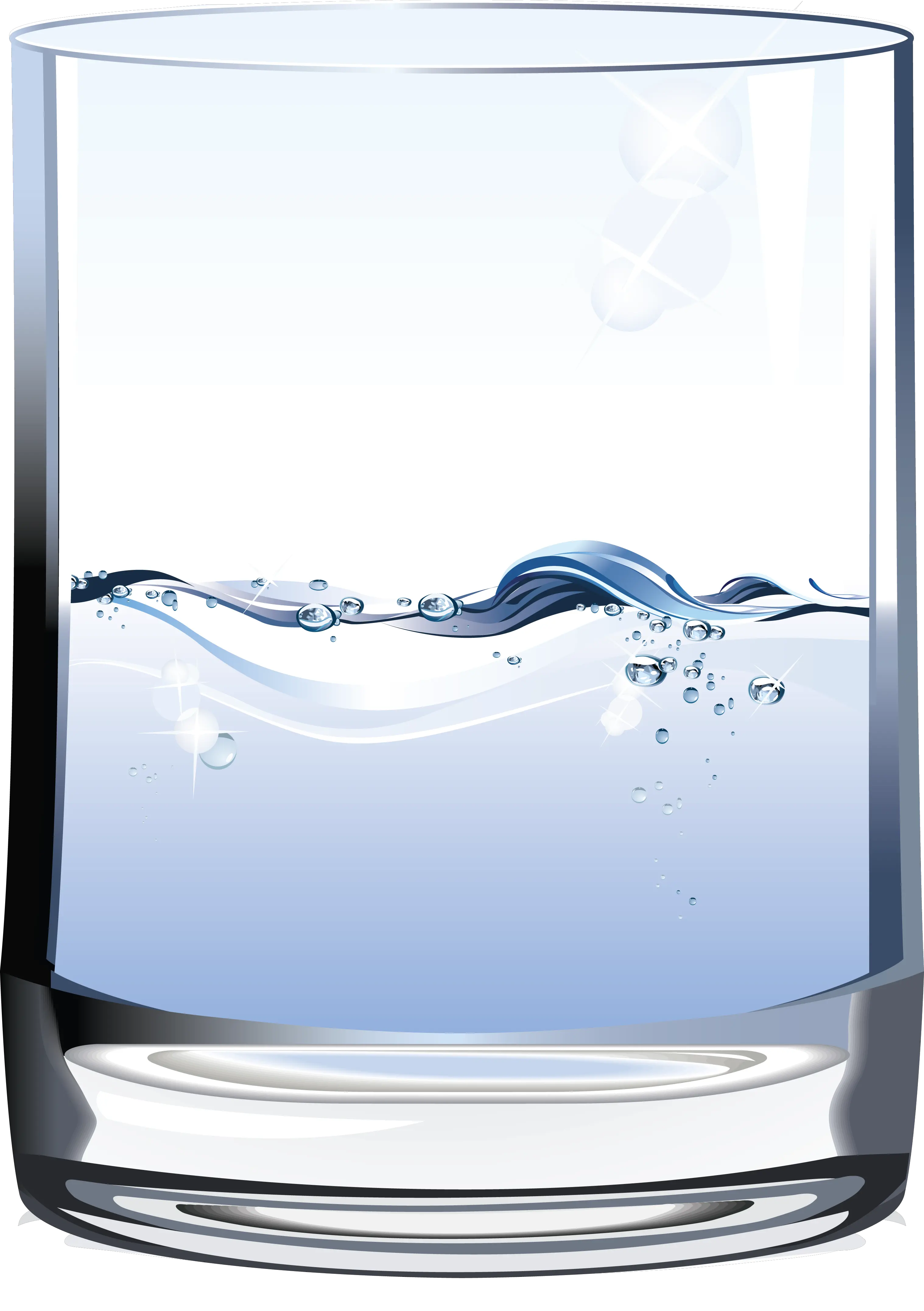 Water glass PNG