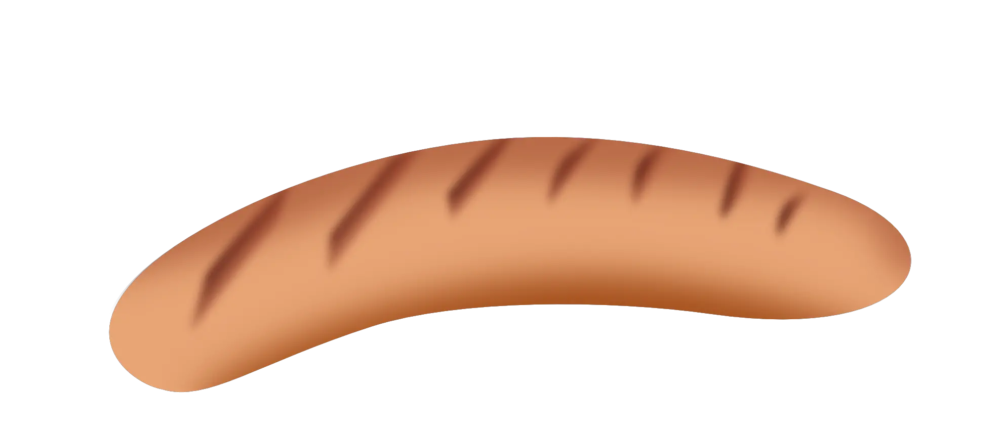 Hot dog sausage PNG image