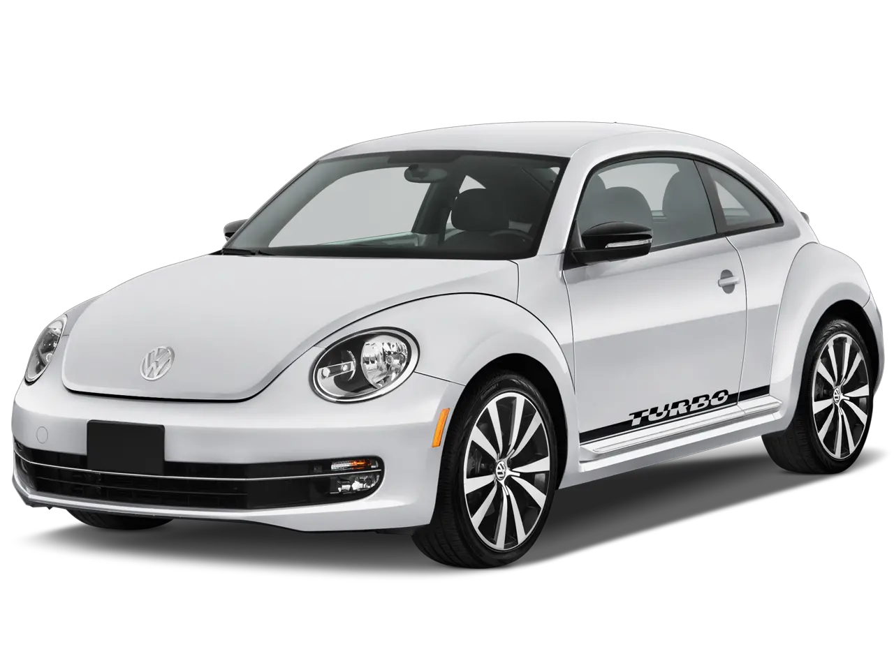 White Volkswagen Beetle PNG car image