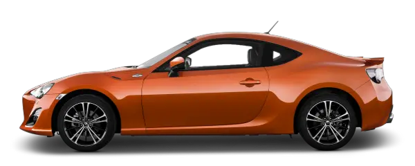 Orange Toyota GT86 PNG image free car image