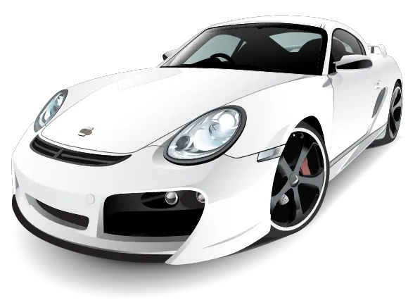 Porsche car PNG image