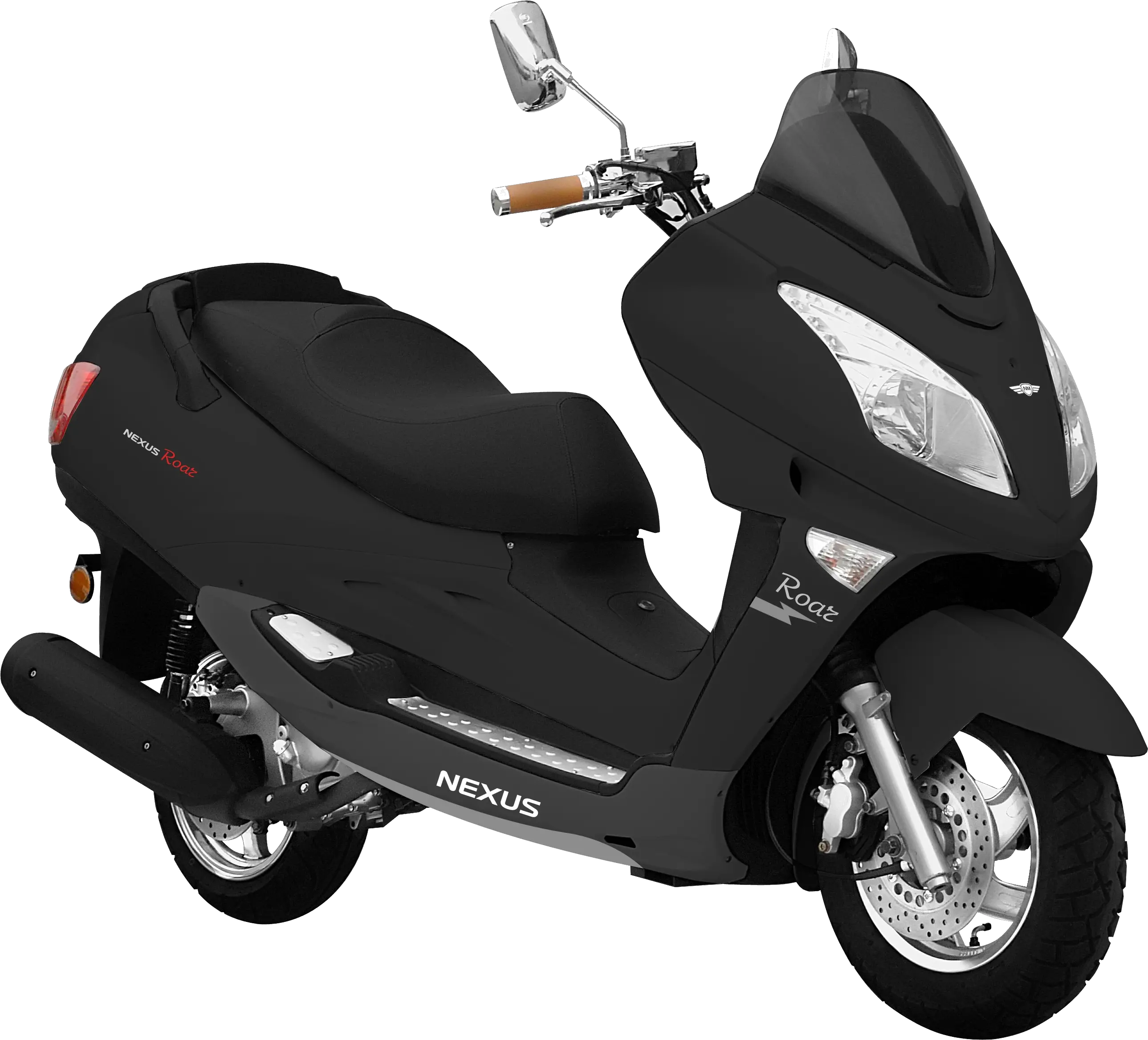 Black scooter PNG image