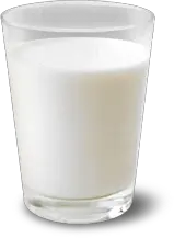Milk glass PNG