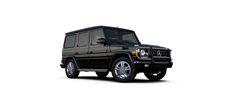 Black Mercedes G-class Gelandewagen car PNG image