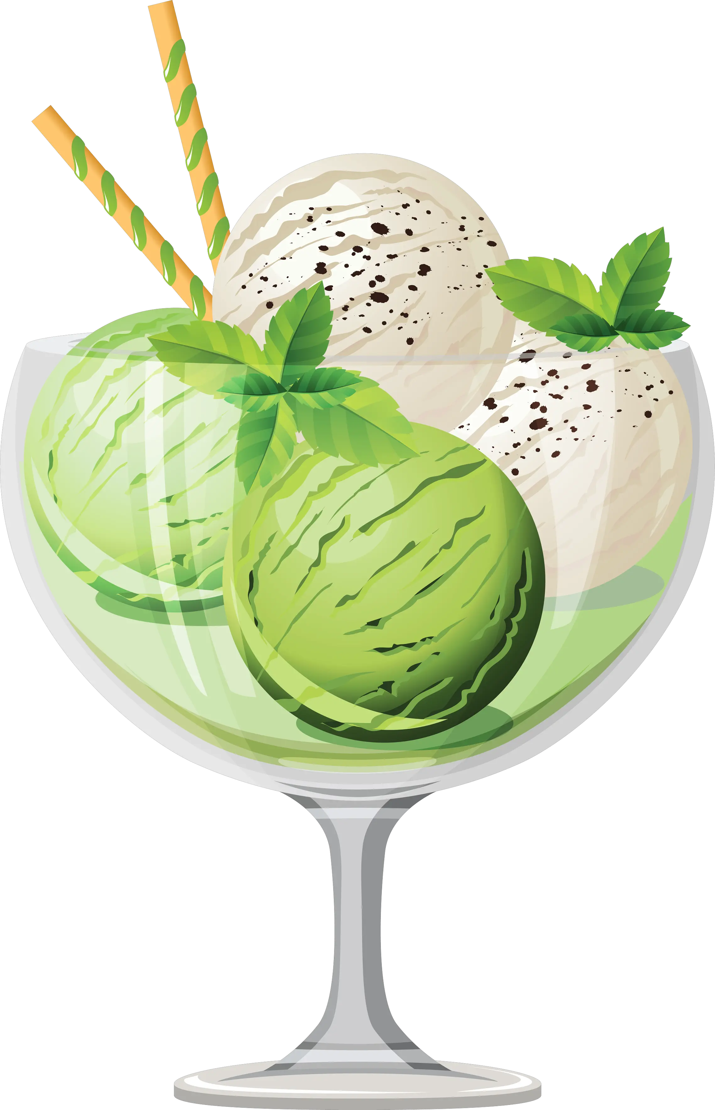 Fruit Ice cream PNG image