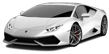 White Lamborghini PNG image