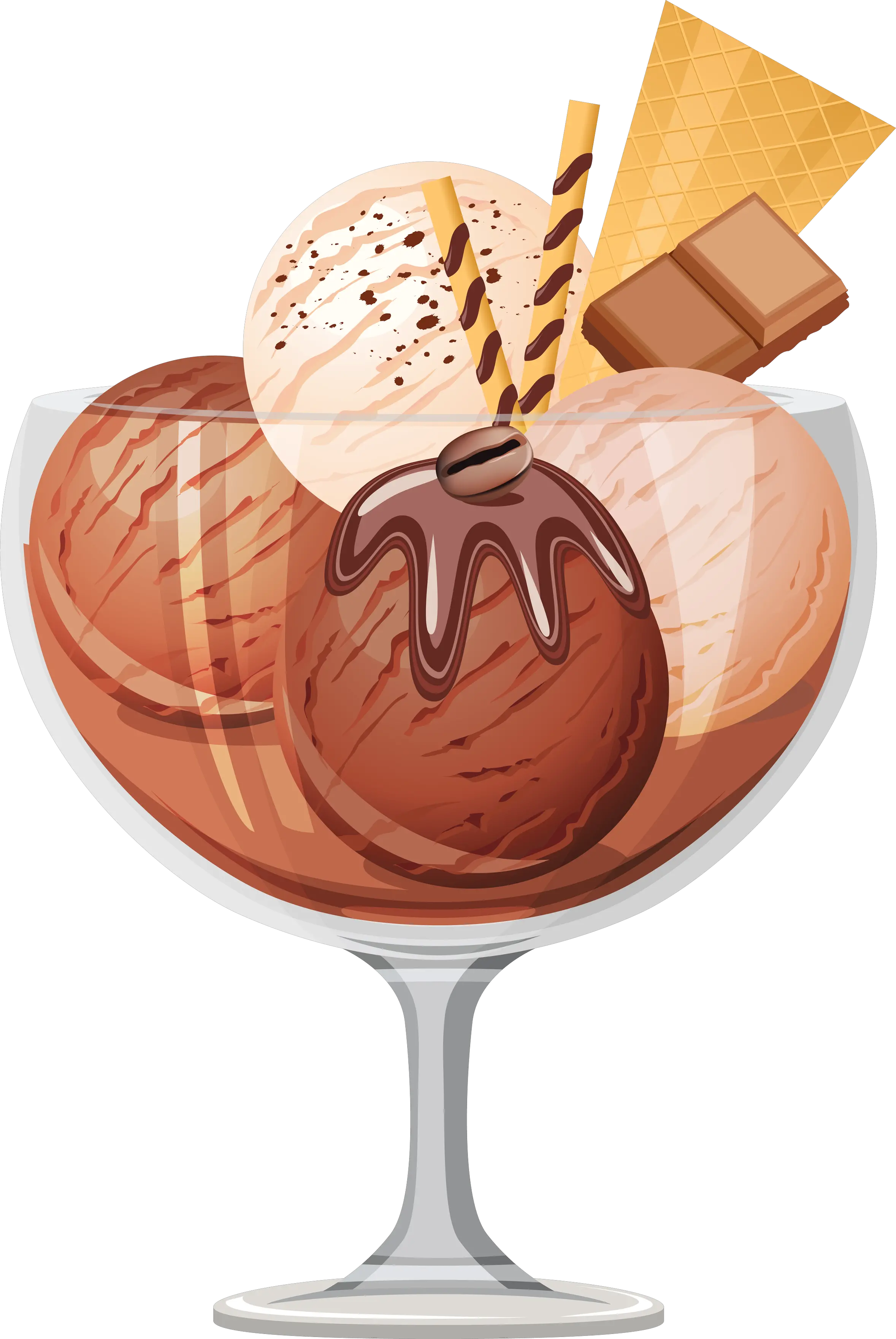 Chocolate Ice cream PNG image