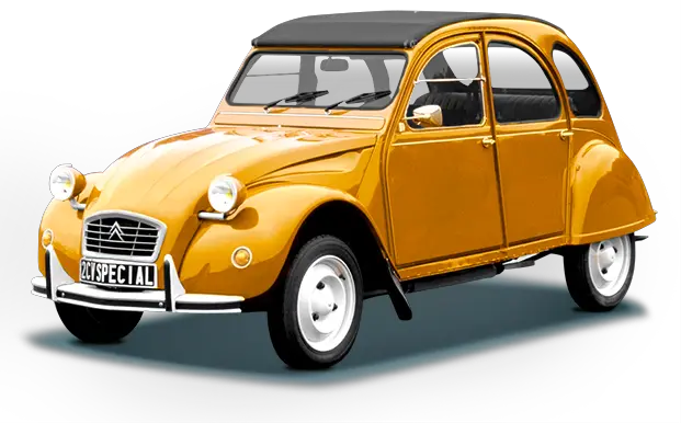 Citroen old car PNG