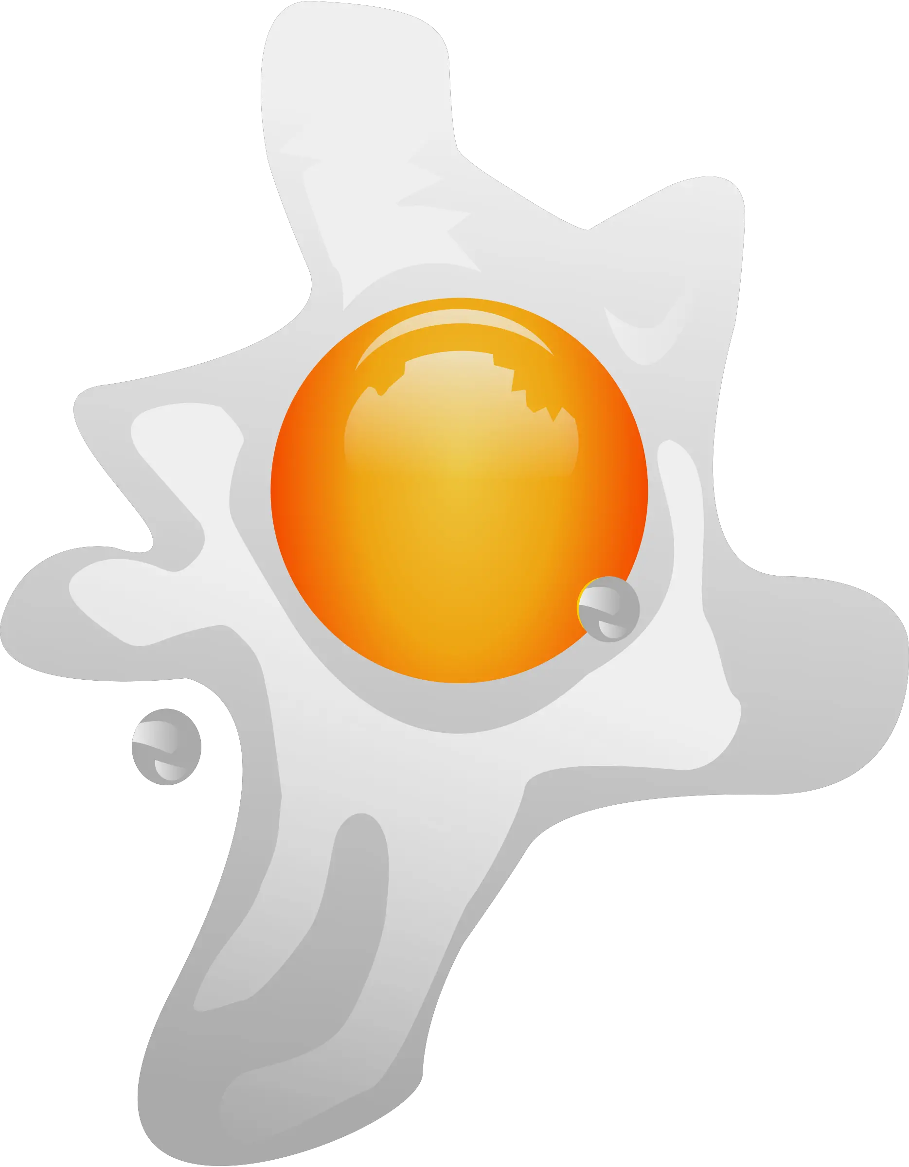 Fried egg PNG image