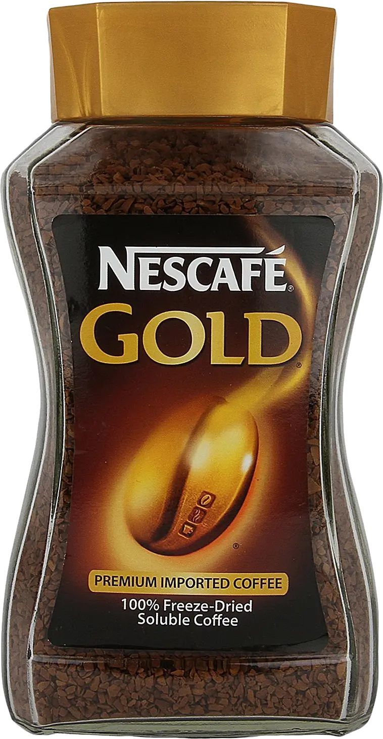 Coffee Nescafe Gold jar PNG