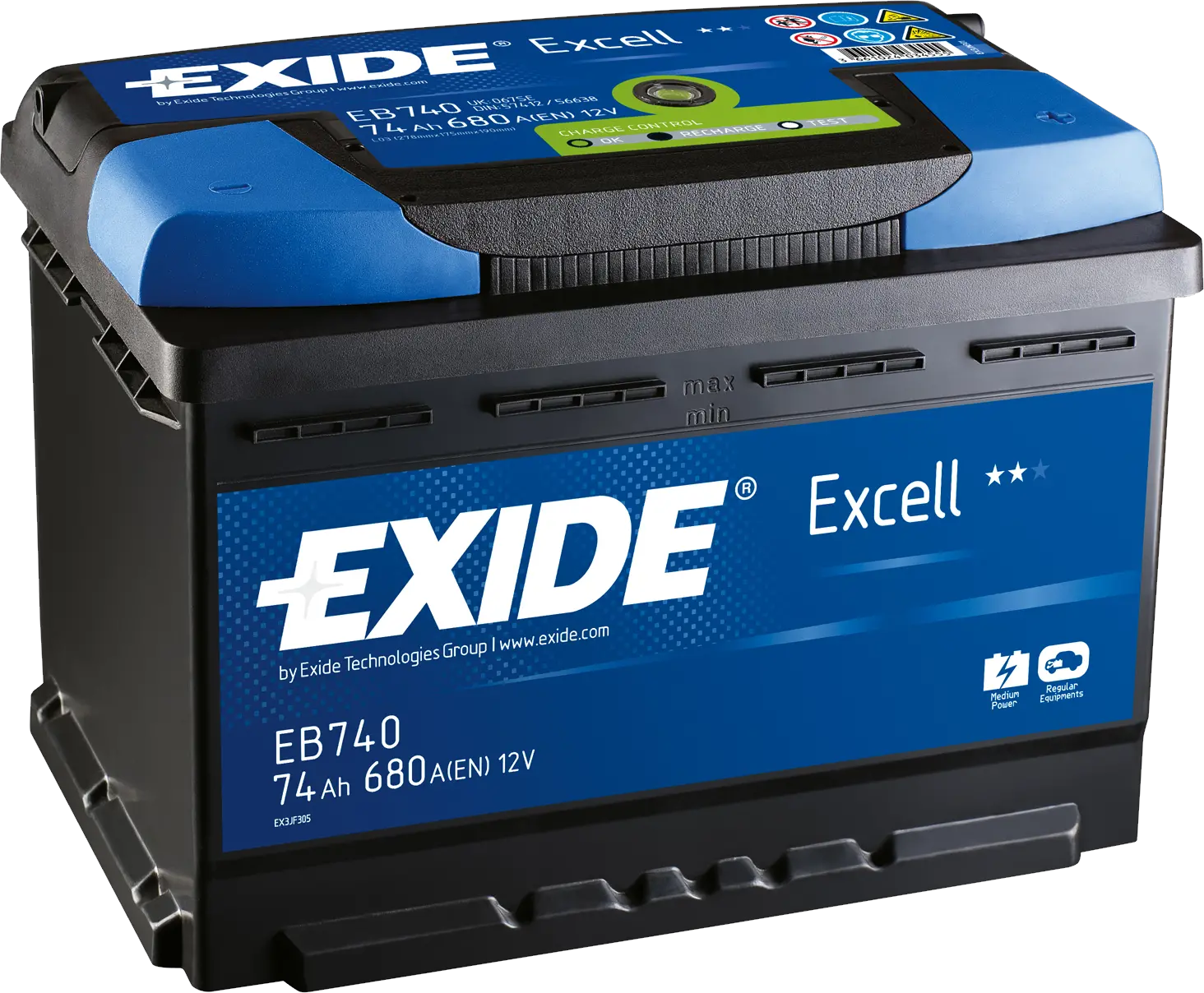 Automotive battery PNG