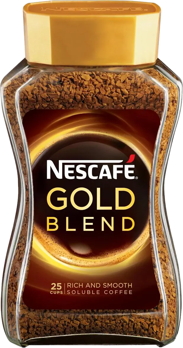 Coffee Nescafe Gold jar PNG