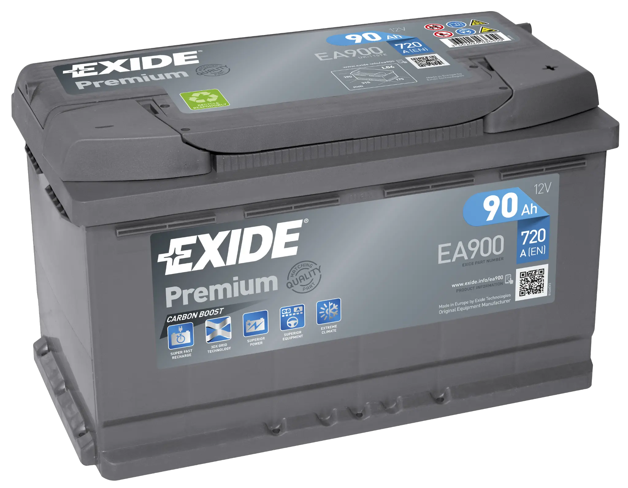 Automotive battery PNG
