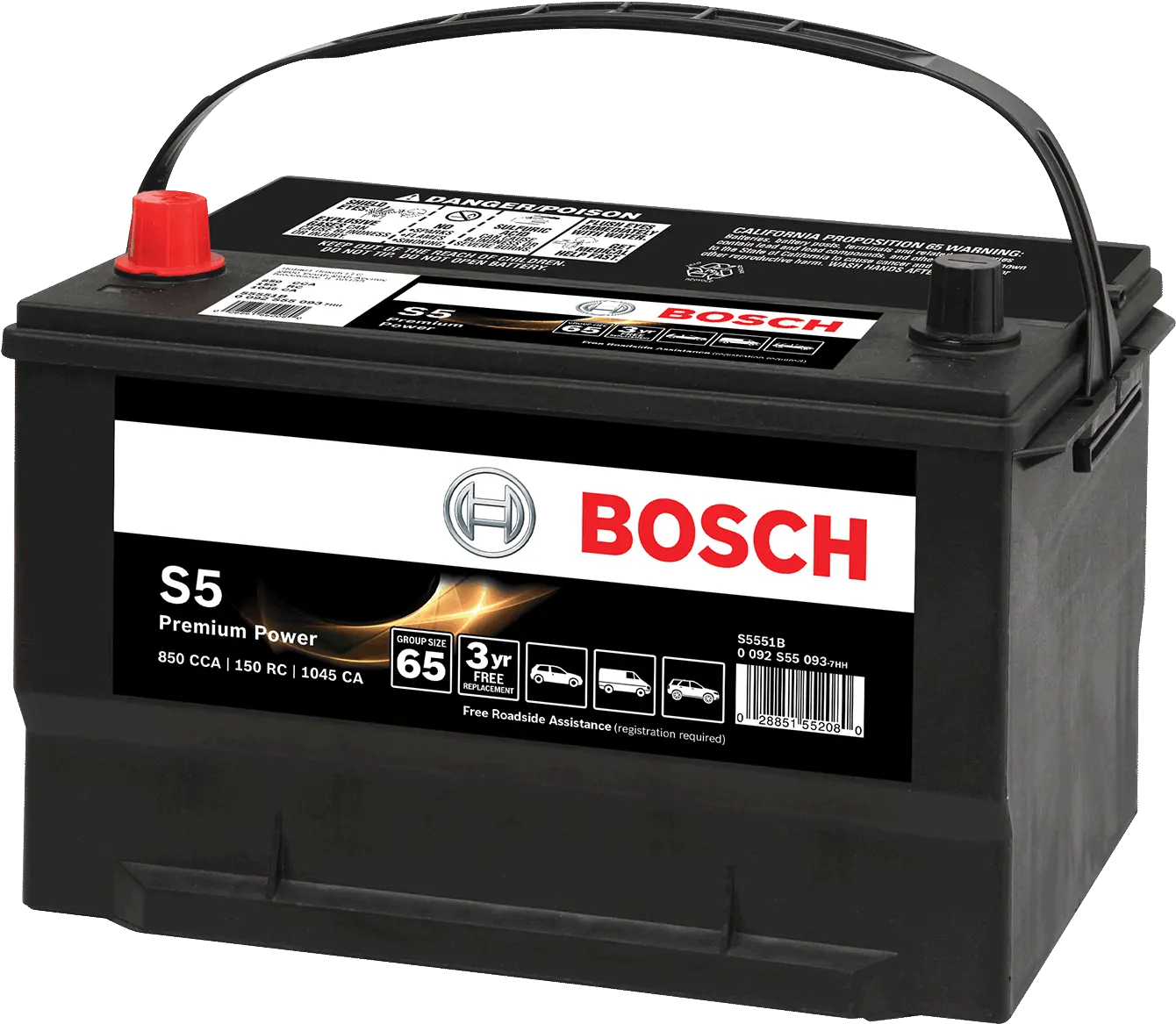 Automotive battery PNG