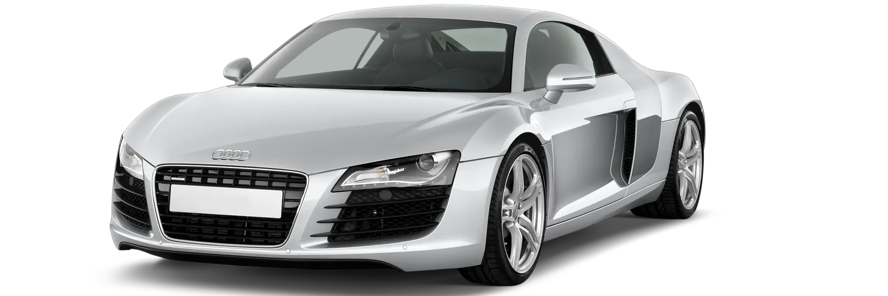 white audi R8 PNG image