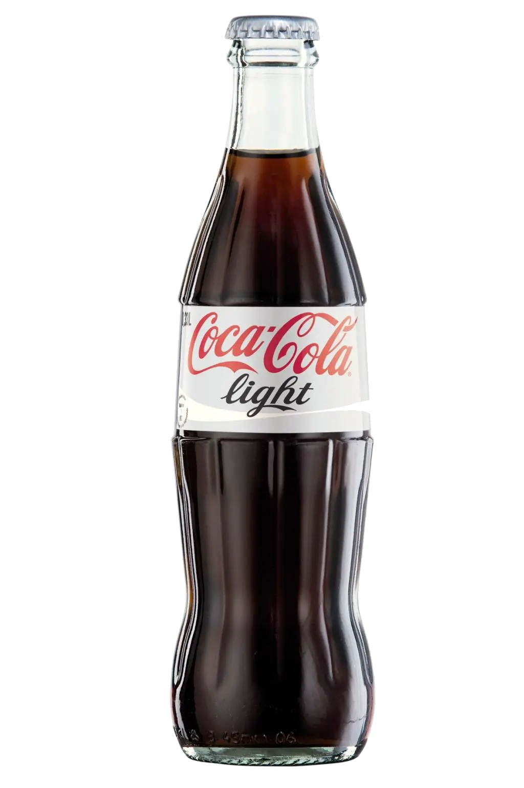 Coca cola light bottle PNG image