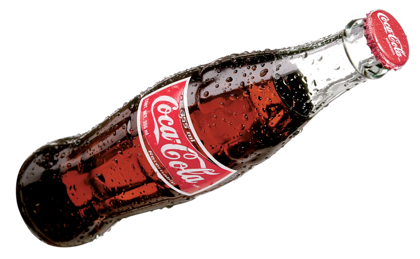 Coca Cola bottle PNG image