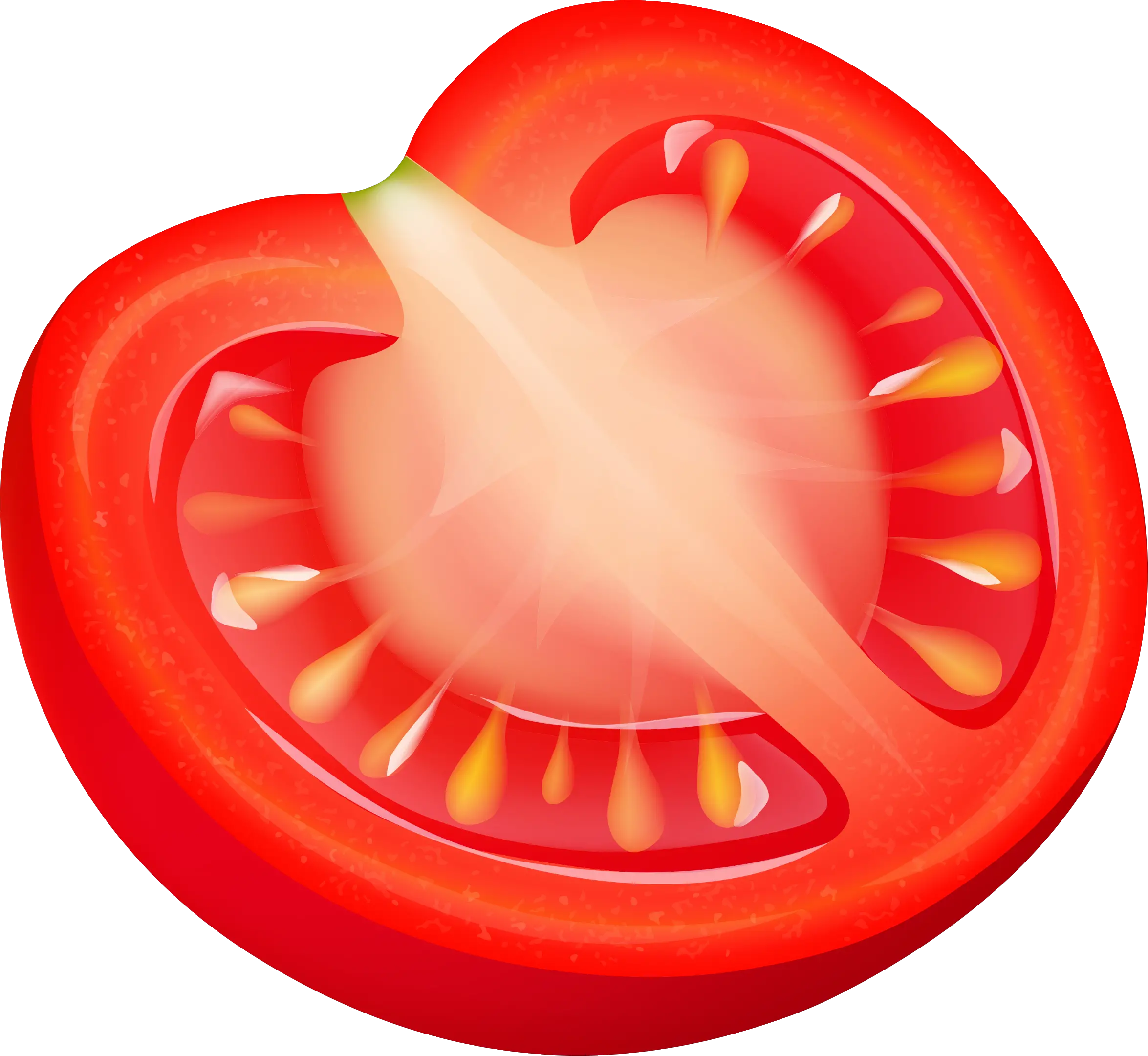 Cut tomato PNG