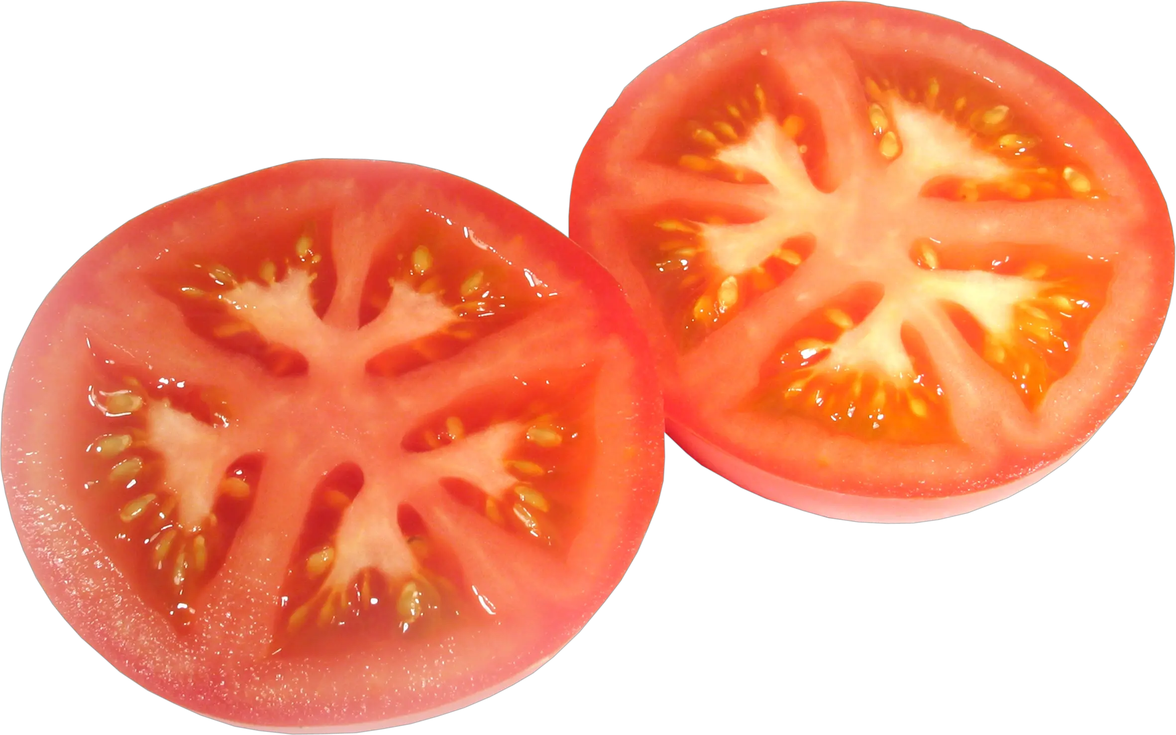 Sliced tomato PNG
