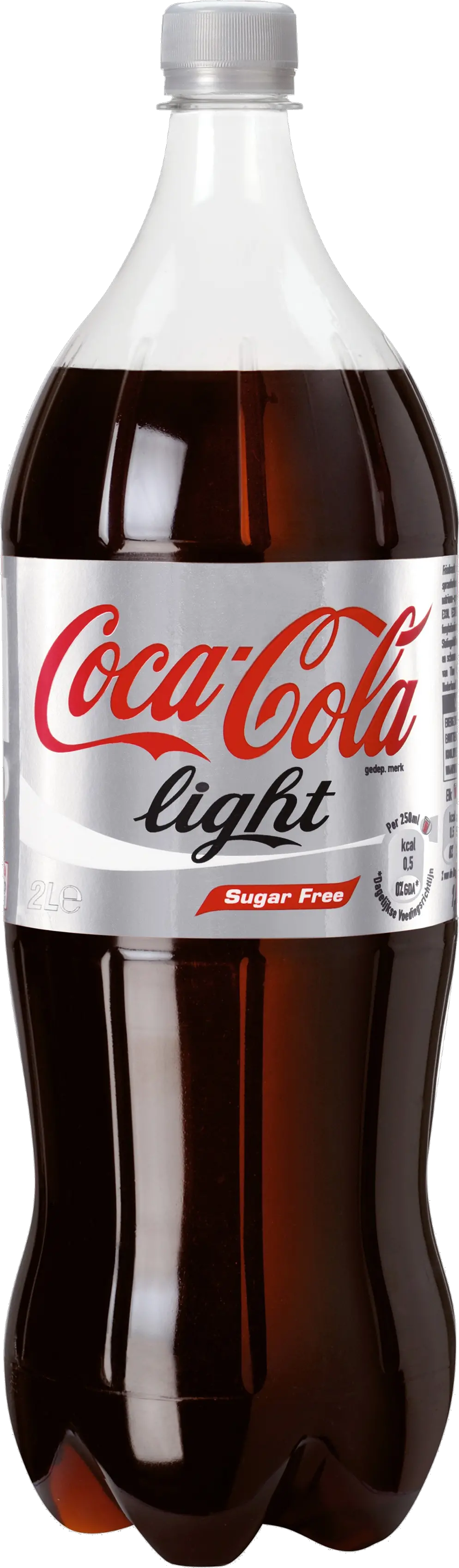 Coca cola light bottle PNG image