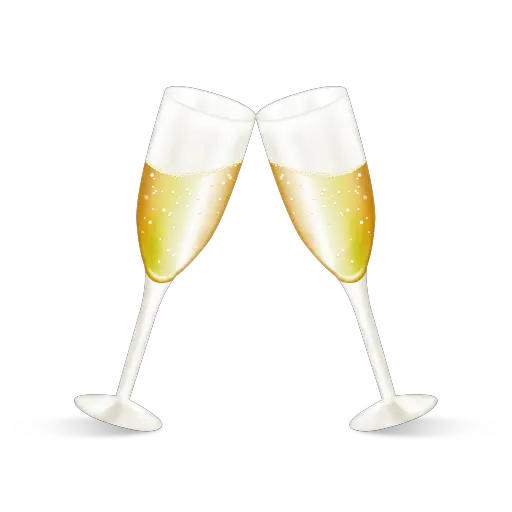 Champagne glasses PNG