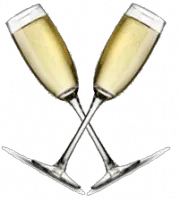 Champagne glasses PNG