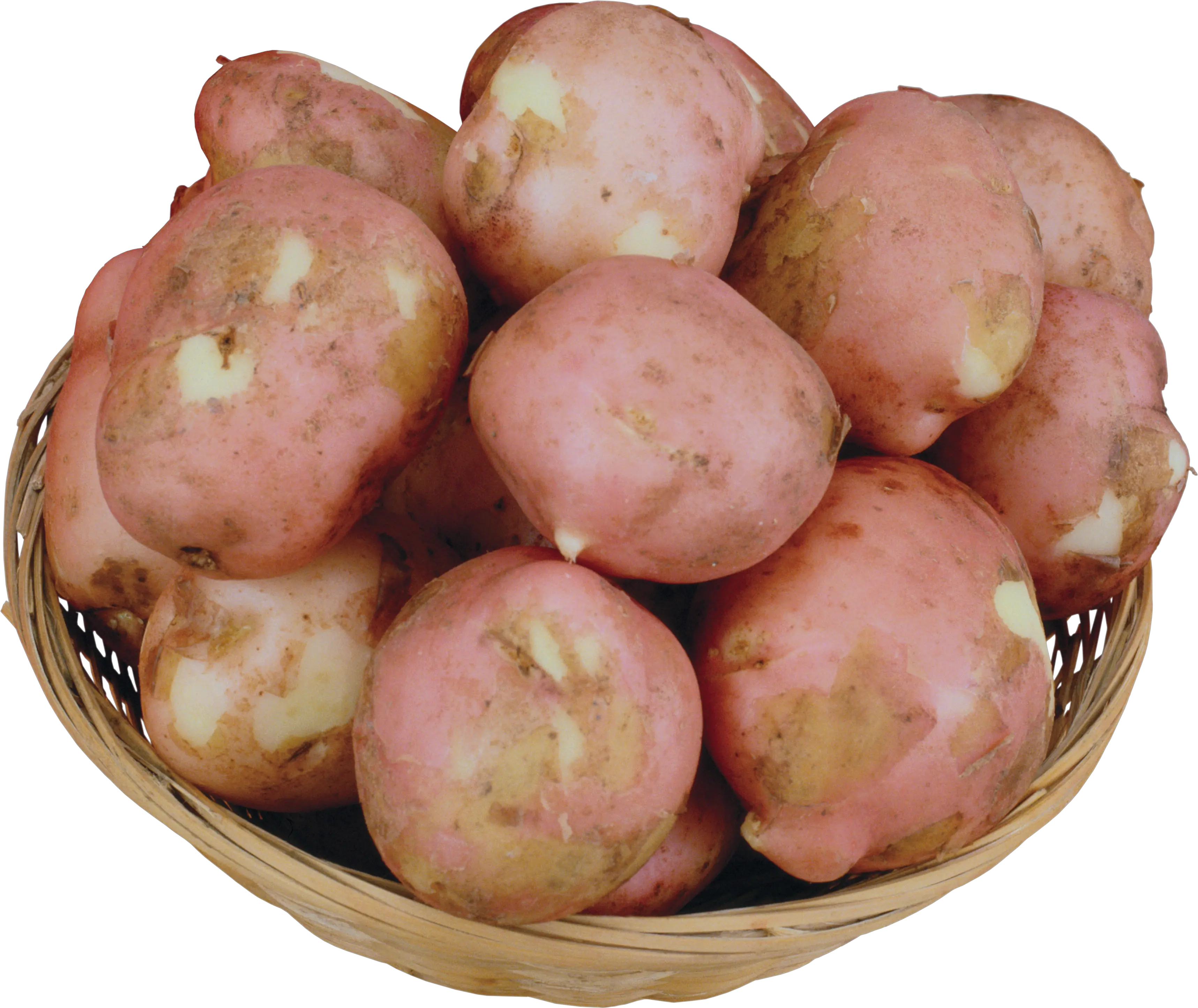 Potatoes PNG image in plate