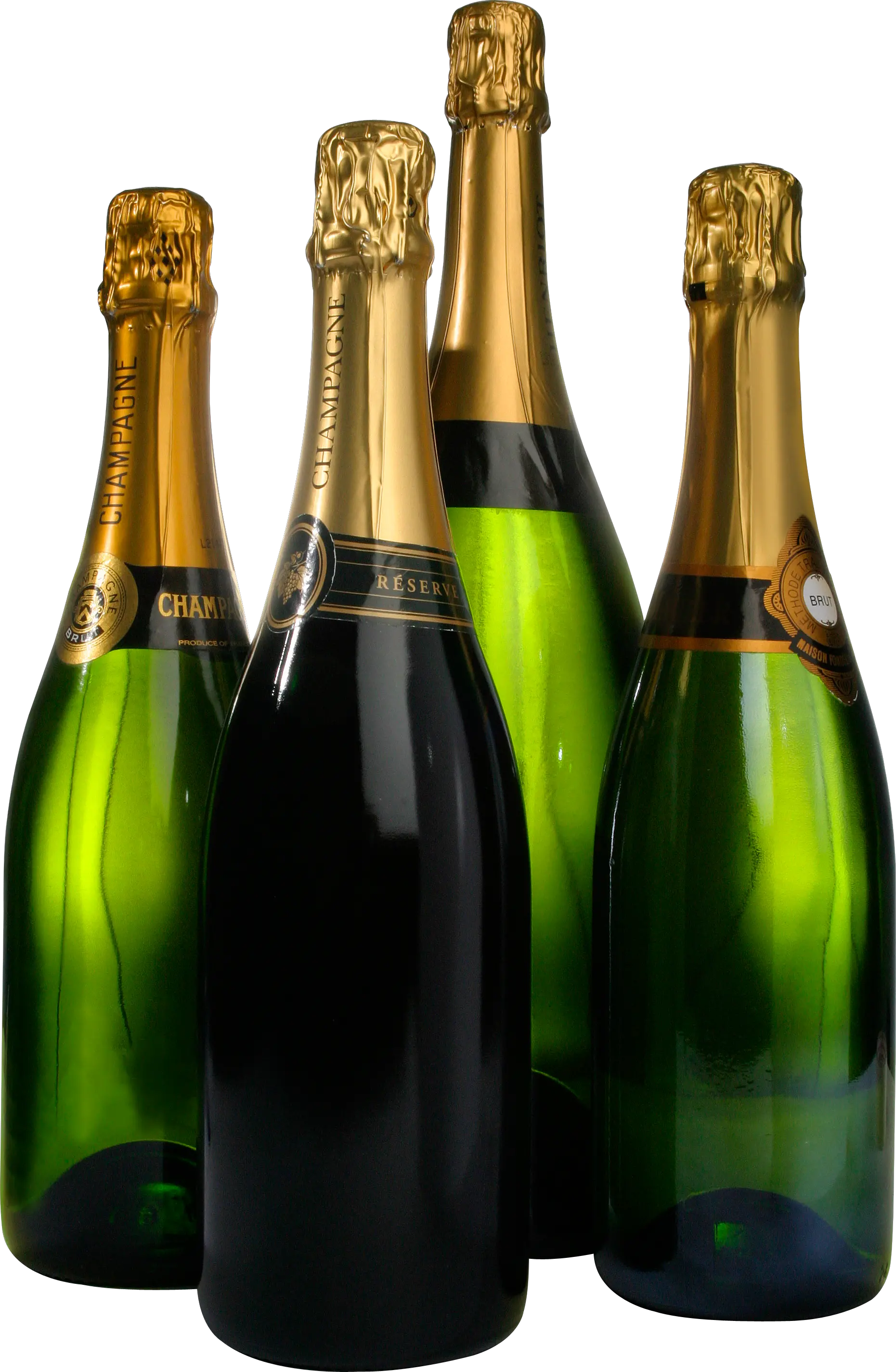 Champagne bottles PNG