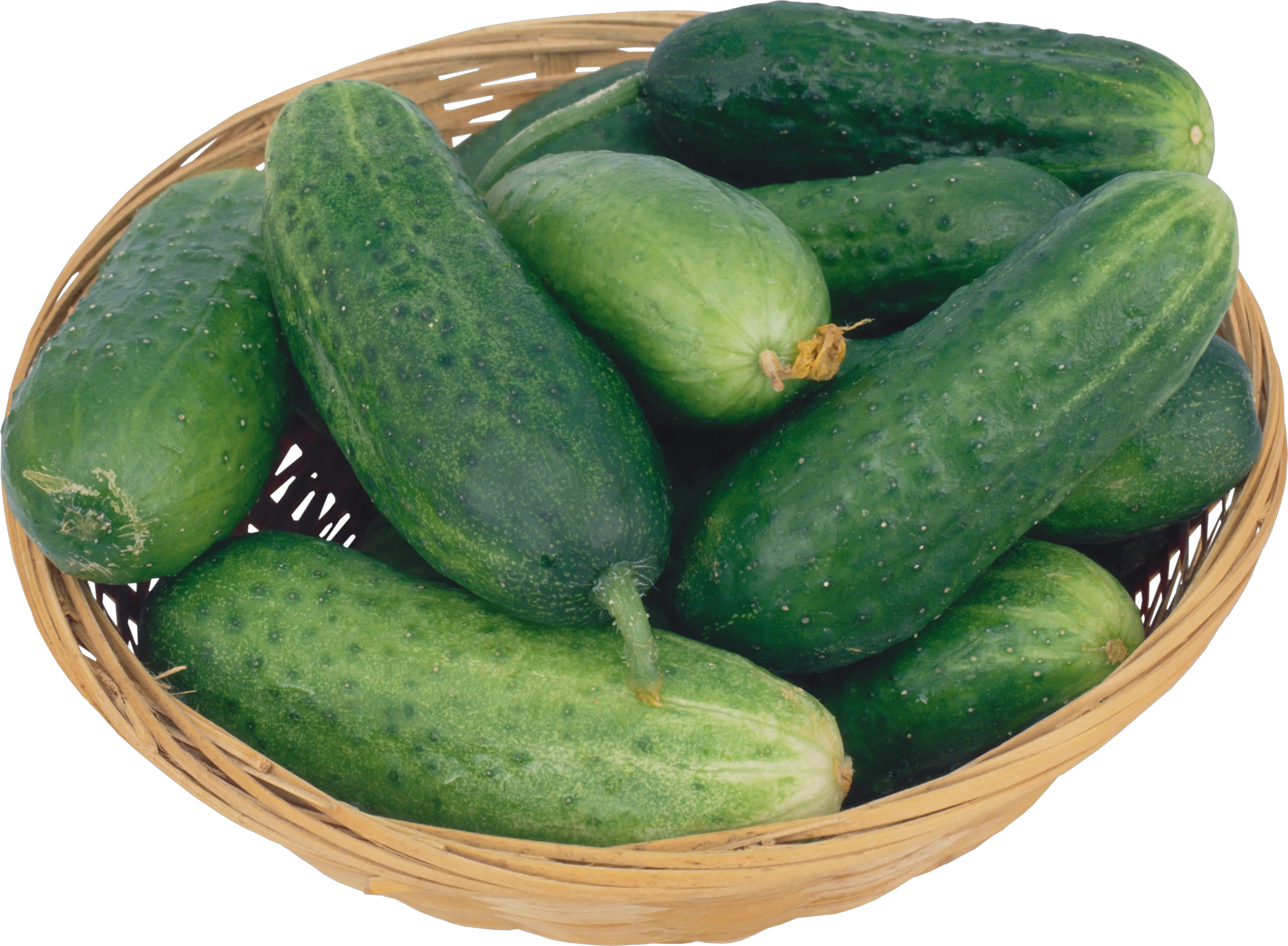 Cucumbers in plate PNG