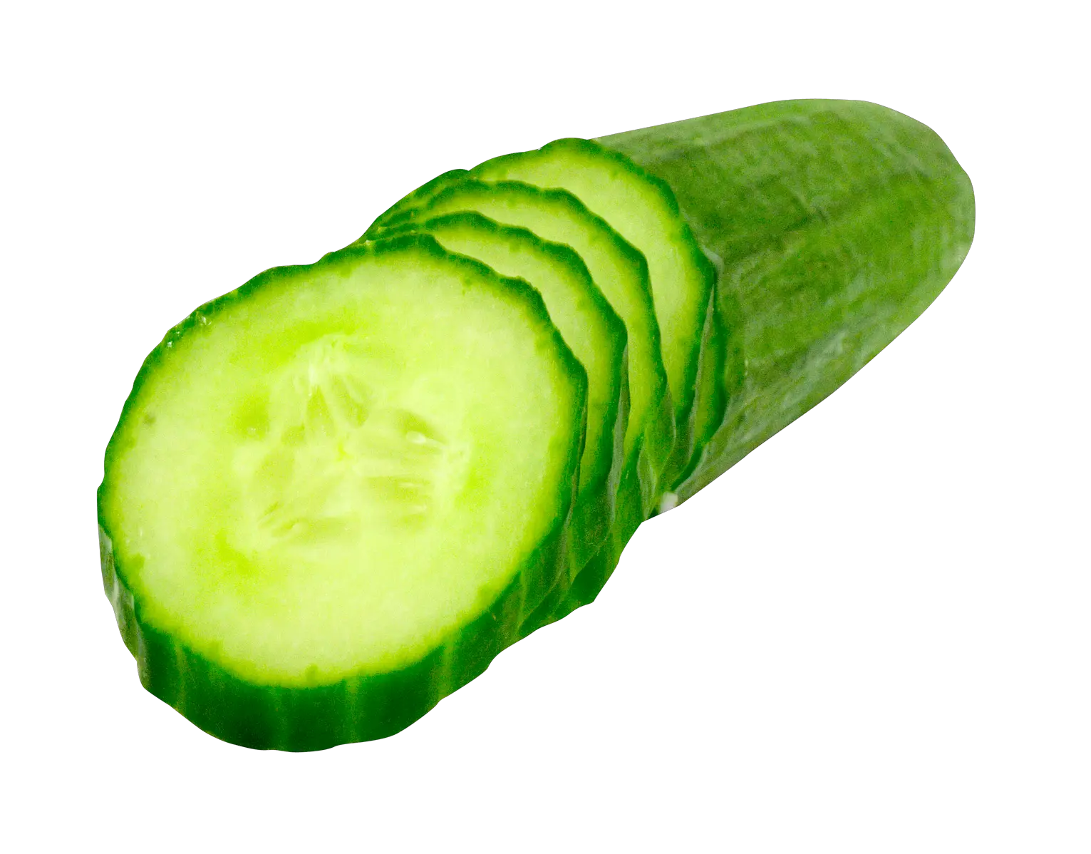 Slices cucumber PNG