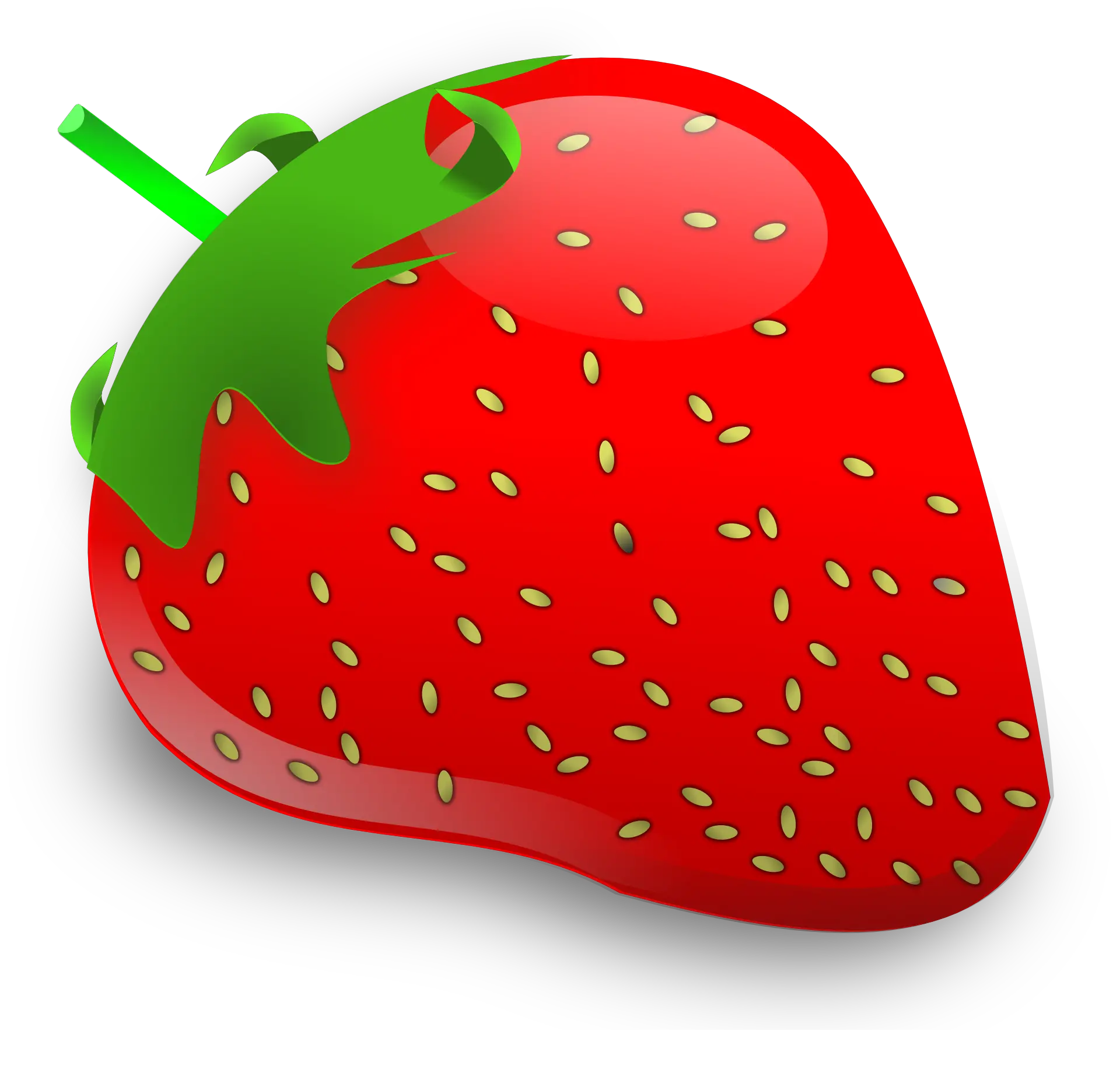 big red strawberry PNG