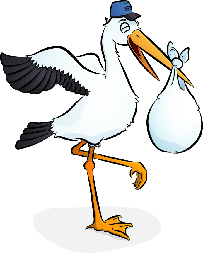 stork baby PNG