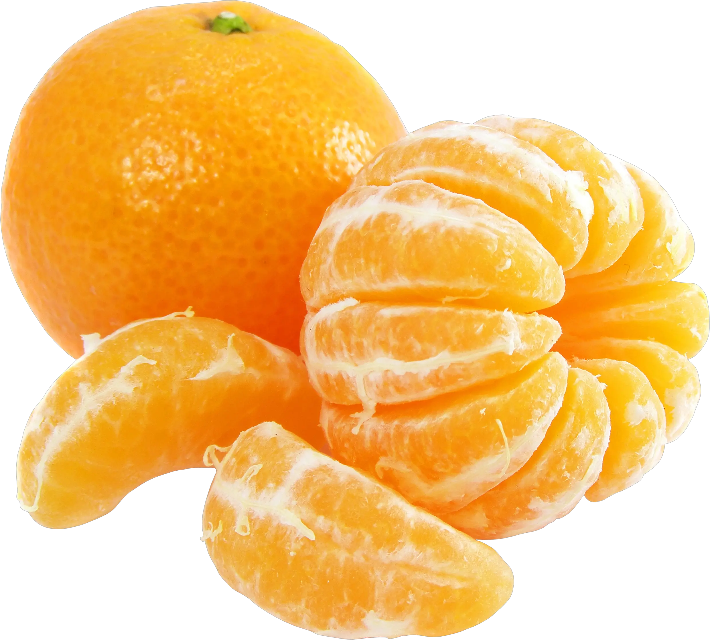 Oranges ready to eat PNG image