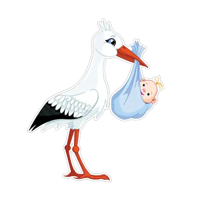 stork baby PNG