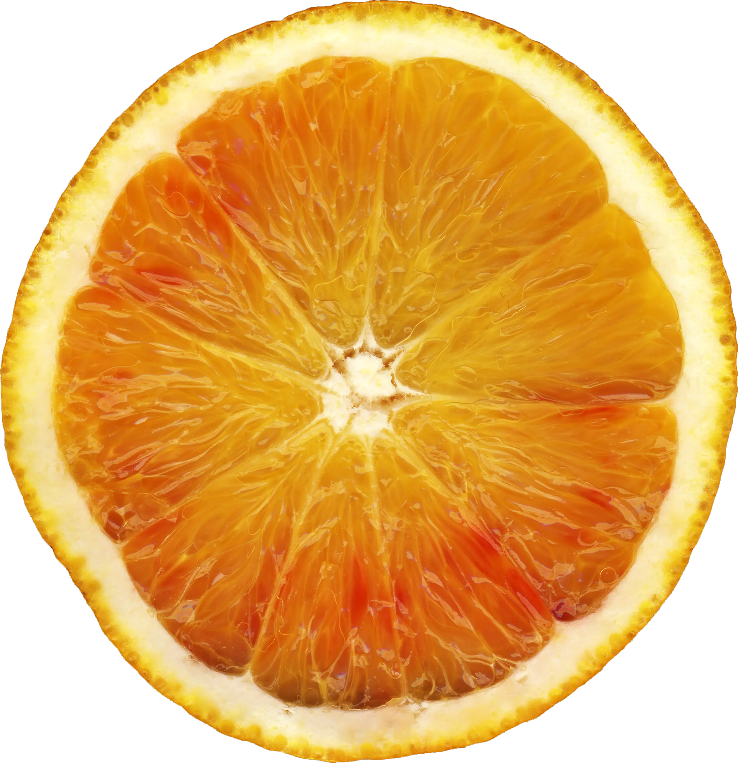 Cut orange PNG