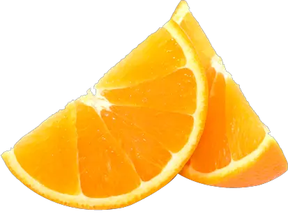 Pieces of orange PNG image
