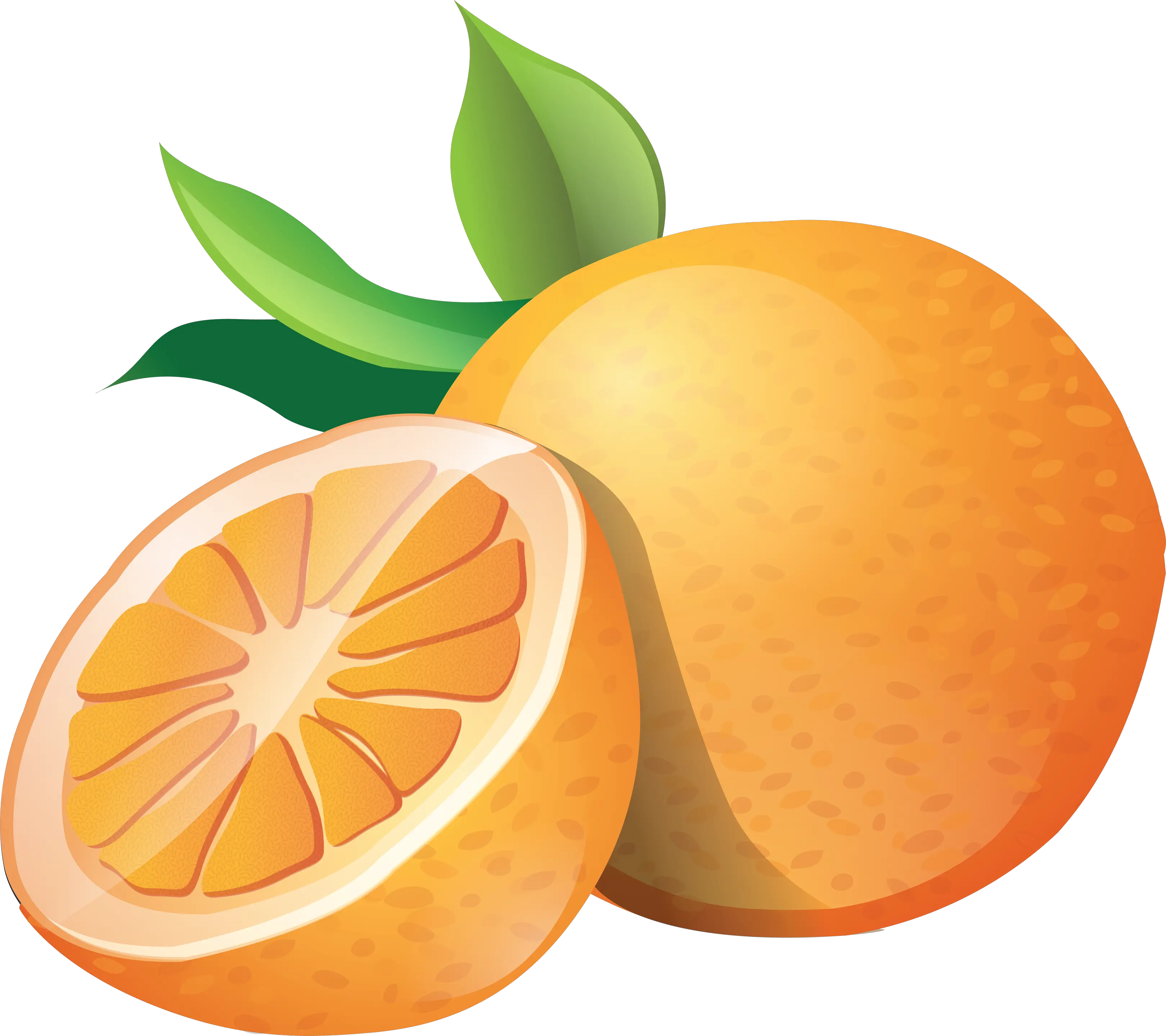 Orange drawing PNG image