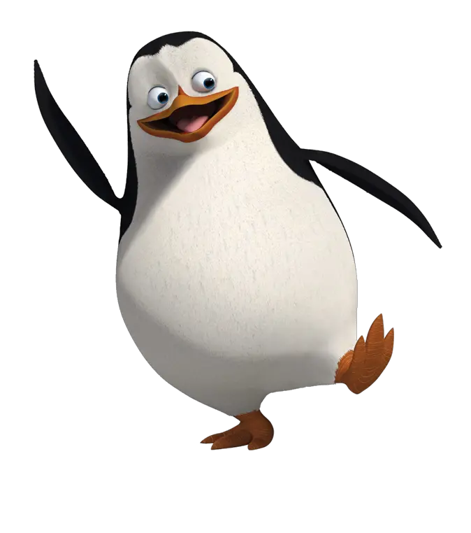 Madagascar penguin PNG image