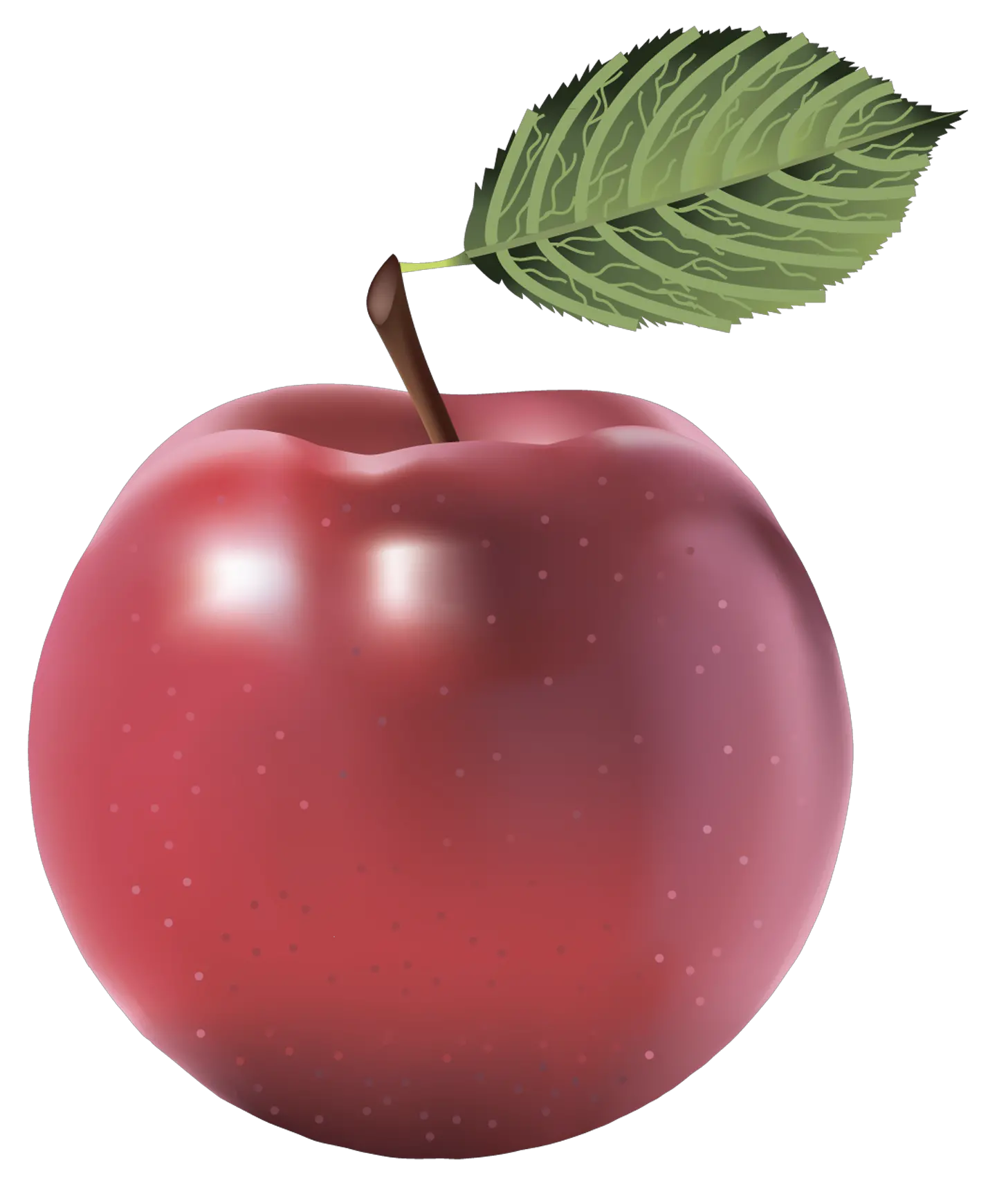 Tasty red apple PNG