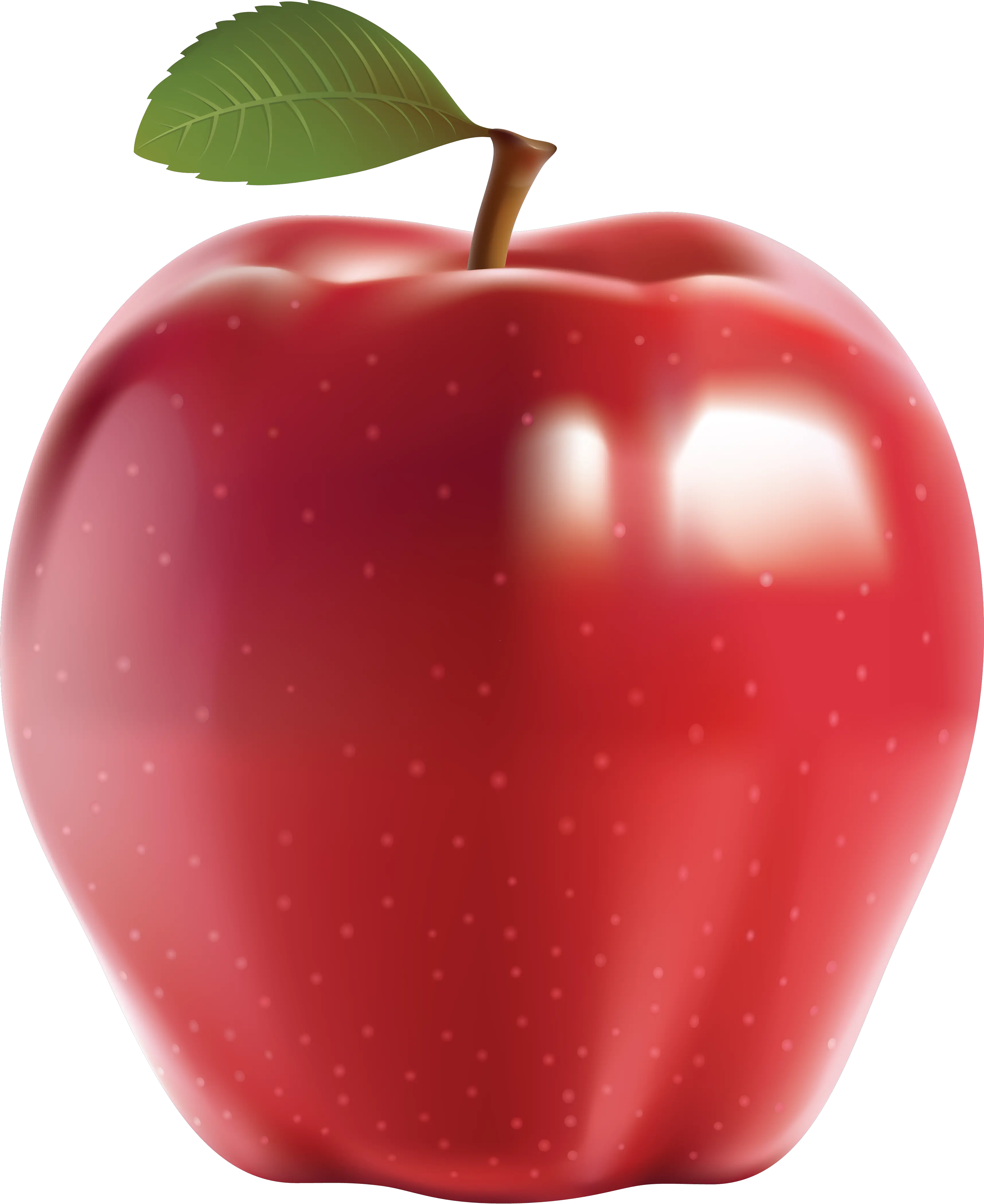 big red apple PNG