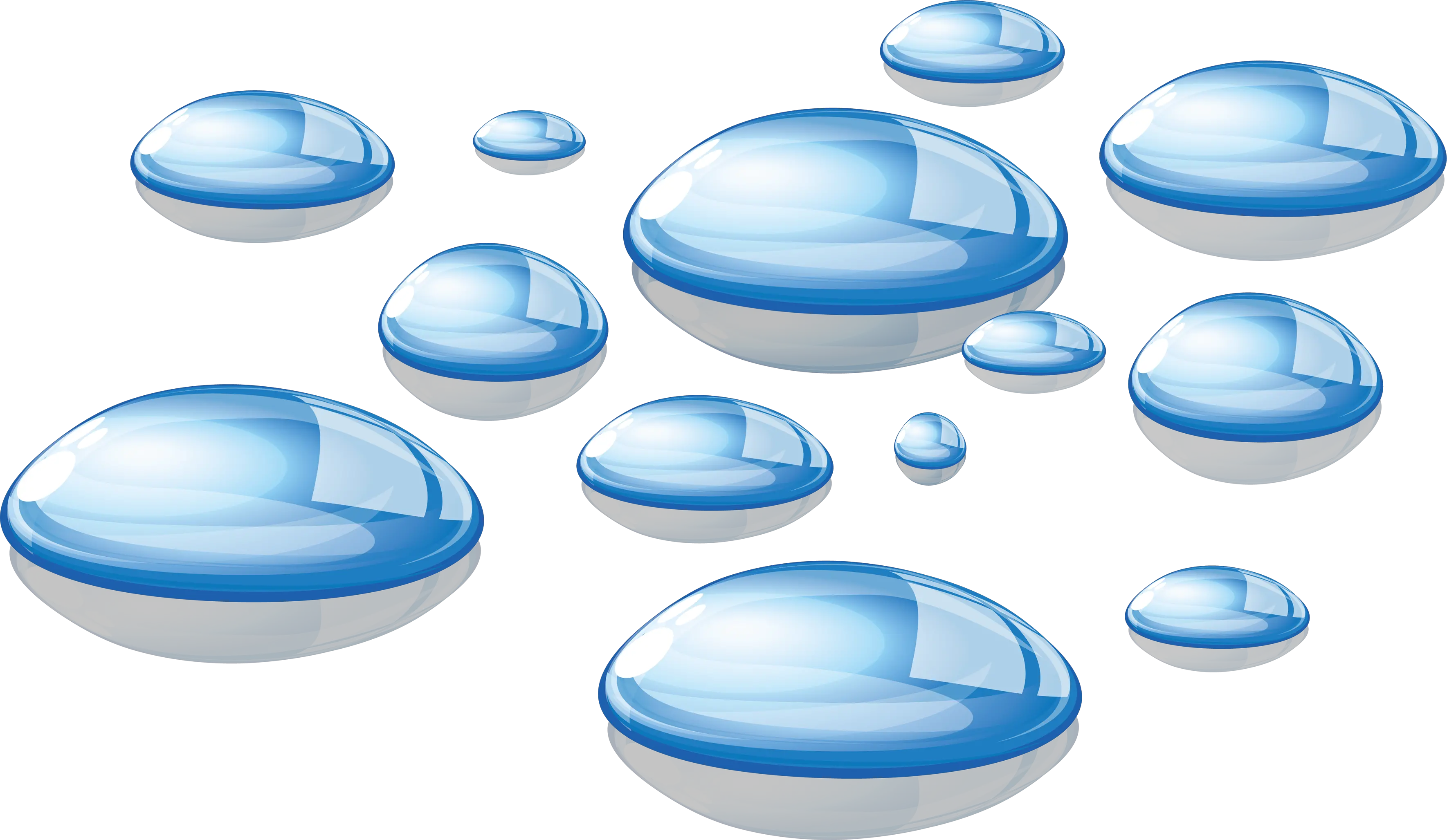 Water drops PNG image